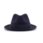 Geborsteld Vilt Fedora Hoed Borsalino , Blue , Heren