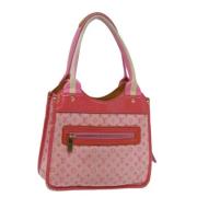 Pre-owned Canvas handbags Louis Vuitton Vintage , Pink , Dames