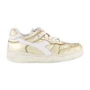 Metallic Dames Sneakers Diadora , Yellow , Dames