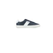 Casual Leren Sneakers voor Mannen Hugo Boss , Blue , Heren