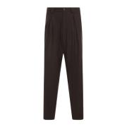 Chocolade Torte Broek Giorgio Armani , Brown , Heren