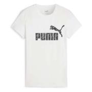 Ess+ Animal T-shirt Puma , White , Dames