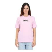 Roze Beer Print T-shirt Barrow , Pink , Dames