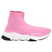 Pre-owned Polyester sneakers Balenciaga Vintage , Pink , Dames