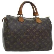 Pre-owned Canvas handbags Louis Vuitton Vintage , Brown , Dames