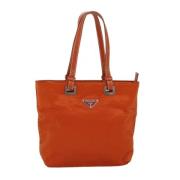 Pre-owned Nylon handbags Prada Vintage , Orange , Dames