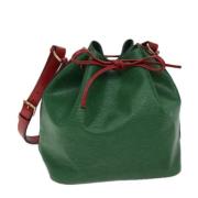 Pre-owned Leather louis-vuitton-bags Louis Vuitton Vintage , Green , D...