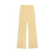 Wijde pasvorm broek Ami Paris , Yellow , Dames