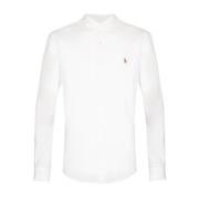 Witte Oxford Slim Fit Overhemd Polo Ralph Lauren , White , Heren