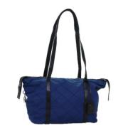 Pre-owned Nylon totes Prada Vintage , Blue , Dames