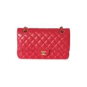 Pre-owned Leather chanel-bags Chanel Vintage , Pink , Dames