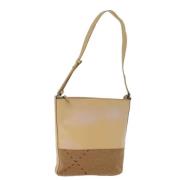 Pre-owned Suede shoulder-bags Burberry Vintage , Beige , Dames