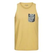 Tanktop Jack & Jones , Yellow , Heren