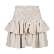 Short Skirts Neo Noir , Beige , Dames