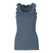 Zijden Top in Paris Blue Rosemunde , Blue , Dames