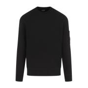 Zwarte Sweatshirts voor Mannen en Vrouwen C.p. Company , Black , Heren