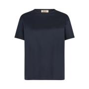 Navy Blauw T-shirt - Hoogwaardige stof MOS Mosh , Blue , Dames