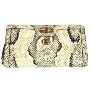 Pre-owned Canvas wallets Gucci Vintage , Beige , Dames