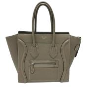 Pre-owned Leather celine-bags Celine Vintage , Beige , Dames