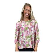 Bloemenblouse Sammy.Sp24 Rose 2-Biz , Multicolor , Dames