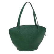 Pre-owned Leather louis-vuitton-bags Louis Vuitton Vintage , Green , D...