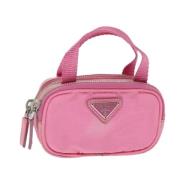 Pre-owned Nylon handbags Prada Vintage , Pink , Dames