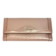 Pre-owned Leather wallets Gucci Vintage , Pink , Dames