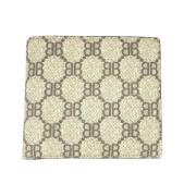 Pre-owned Canvas wallets Gucci Vintage , Beige , Heren