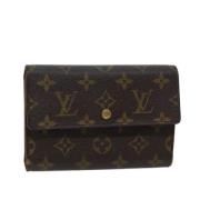 Pre-owned Canvas wallets Louis Vuitton Vintage , Brown , Dames