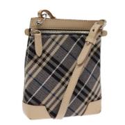 Pre-owned Canvas shoulder-bags Burberry Vintage , Black , Dames