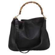 Pre-owned Leather gucci-bags Gucci Vintage , Brown , Dames