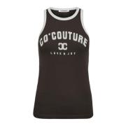 Sporty Edgecc Tank Top Antraciet Co'Couture , Black , Dames