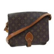 Pre-owned Canvas louis-vuitton-bags Louis Vuitton Vintage , Brown , Da...