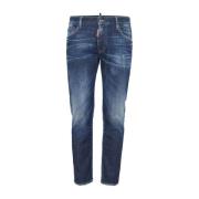 Stijlvolle Herenbroek Aw24 Dsquared2 , Blue , Heren