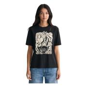 T-shirt Gant , Black , Dames