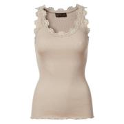 Sleeveless Tops Rosemunde , Beige , Dames