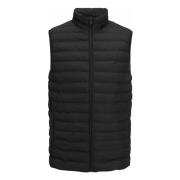 Puffer Gilet Vest Jack & Jones , Black , Heren