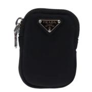 Pre-owned Nylon pouches Prada Vintage , Black , Dames