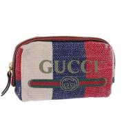 Pre-owned Canvas pouches Gucci Vintage , Multicolor , Dames