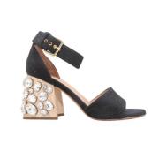 Pre-owned Canvas sandals Marni Pre-owned , Black , Dames