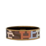 Pre-owned Metal bracelets Hermès Vintage , Brown , Dames