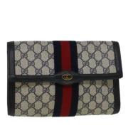 Pre-owned Canvas clutches Gucci Vintage , Red , Dames