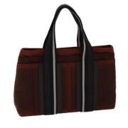 Pre-owned Canvas handbags Hermès Vintage , Red , Dames