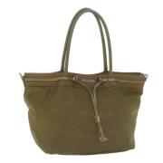 Pre-owned Nylon totes Prada Vintage , Brown , Dames