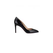 Zwarte Lakleren Pumps met Puntige Neus Christian Louboutin , Black , D...