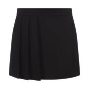 Zwarte Geplooide Mini Rok P.a.r.o.s.h. , Black , Dames