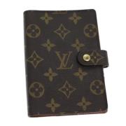 Pre-owned Canvas home-office Louis Vuitton Vintage , Brown , Dames