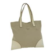 Pre-owned Canvas totes Prada Vintage , Beige , Dames