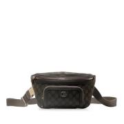 Pre-owned Leather crossbody-bags Gucci Vintage , Brown , Dames