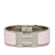 Pre-owned Metal bracelets Hermès Vintage , Pink , Dames